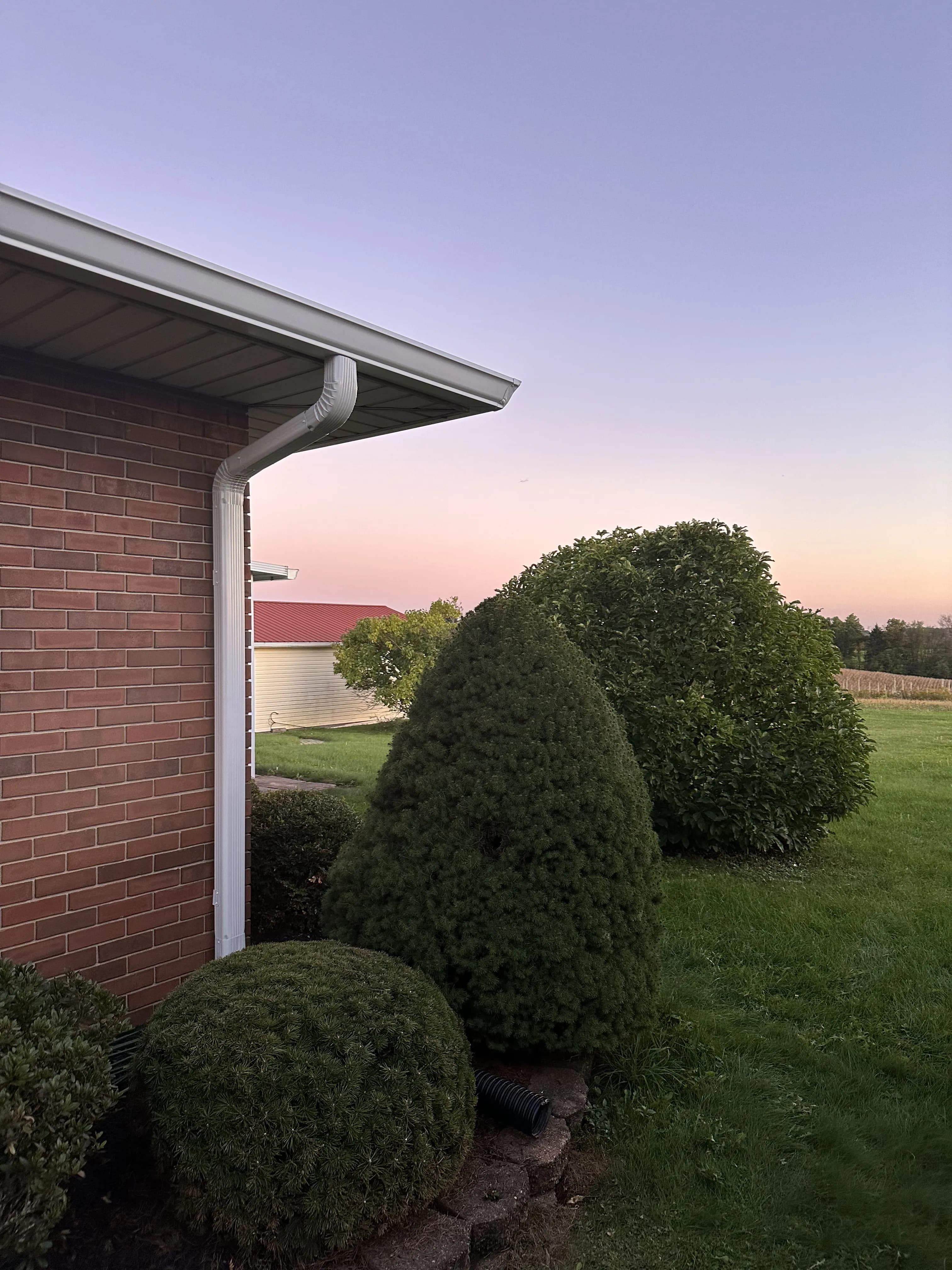 Gutter installation project