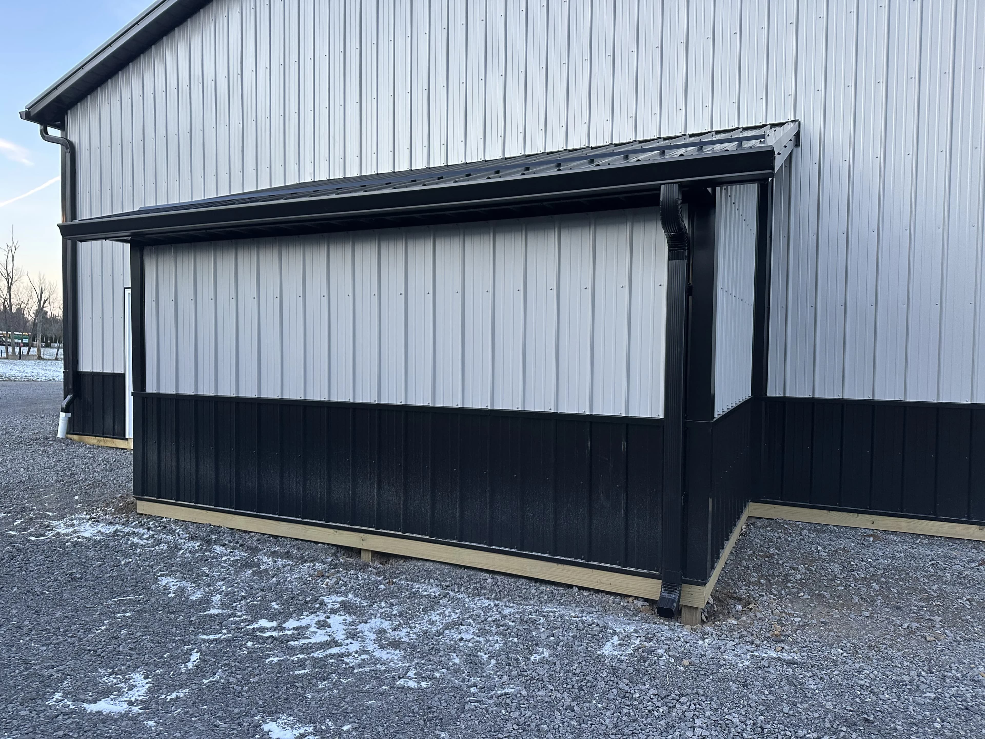 Gutter installation project